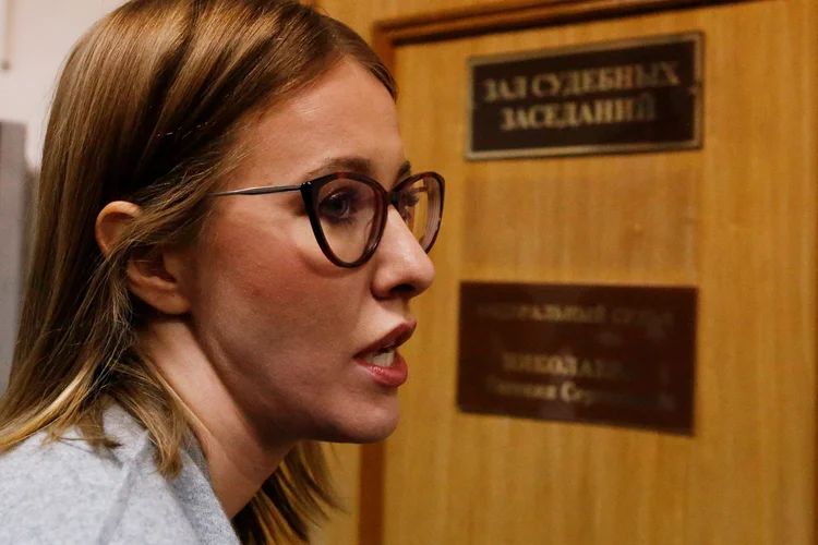 Ksenia Sobchak: a ex-estrela de reality show anunciou na quarta-feira (18) a sua candidatura (Sergei Karpukhin/Reuters/Reuters)