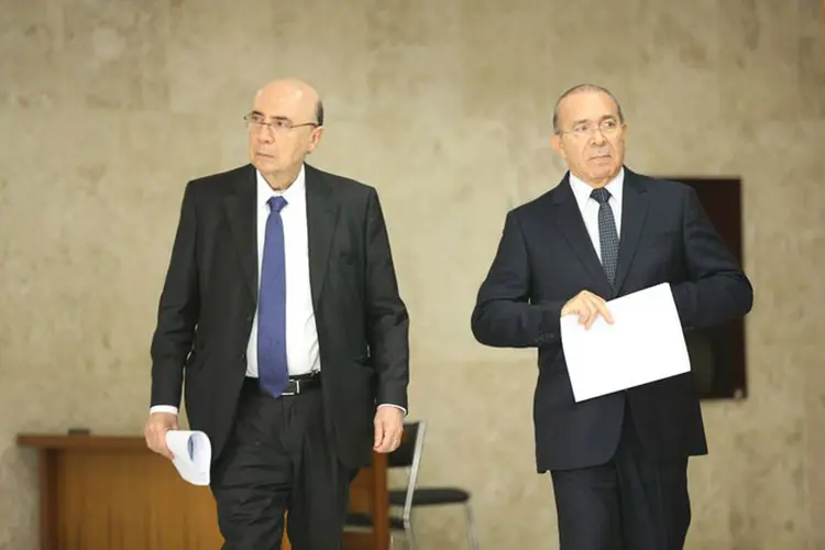 Henrique Meirelles e Eliseu Padilha (Fabio Rodrigues Pozzebom/Agência Brasil)