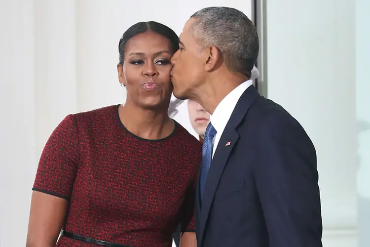 Obama: o ex-presidente dos EUA deve contar com a parceria de sua esposa, Michelle Obama (Mark Wilson/Getty Images)
