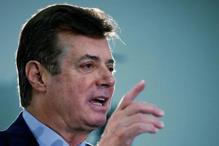 Paul Manafort: ele se declarou inocente de 18 acusações de fraude bancária e fiscal e fracasso em preencher relatórios de contas bancárias e financeiras estrangeiras (Carlo Allegri/Reuters)