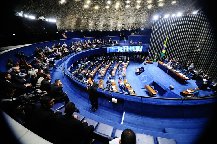 Senado: "O presidente acha que o sistema é unicameral?", questionou esse parlamentar (Marcos Oliveira/Agência Senado/Agência Senado)