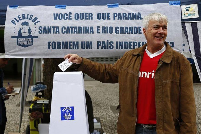 Voto catalão reanima movimento separatista no sul do Brasil