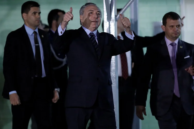 Michel Temer: o médico constatou uma obstrução urológica (Ueslei Marcelino/Reuters/Reuters)