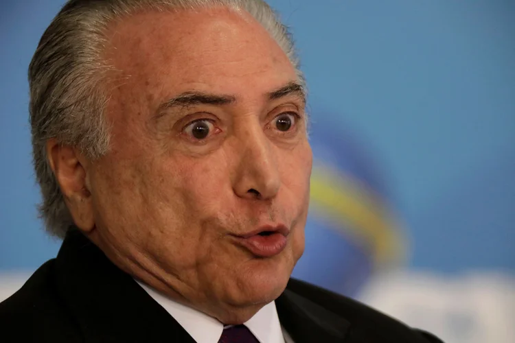 Michel Temer: Ramalho também avaliou que presidente age com "ingratidão" com a bancada de Minas por não te liberado os R$ 250 milhões prometidos no final do ano para o Estado aos parlamentares (Ueslei Marcelino/Reuters/Reuters)