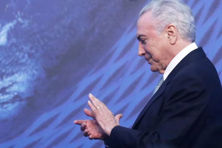 Temer: a ideia é que as trocas comecem no próximo mês, mas um segundo bloco de ministros pode deixar o governo em março (Mario Tama/Getty Images)