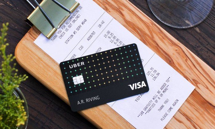 Uber lança cartão de crédito sem anuidade