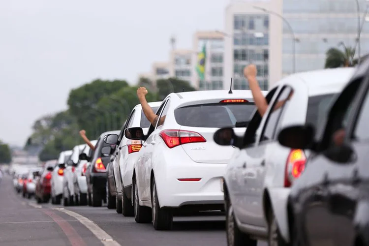 Protestos: entidades se colocaram contra a proposta, como a OAB e a associação de consumidores Proteste (Marcelo Camargo/Agência Brasil)