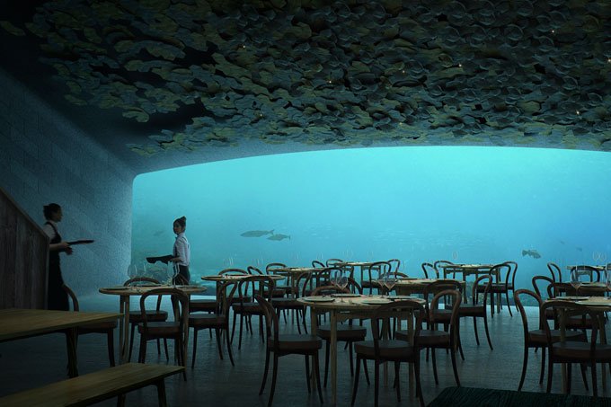 Conheça o primeiro restaurante submerso da Europa