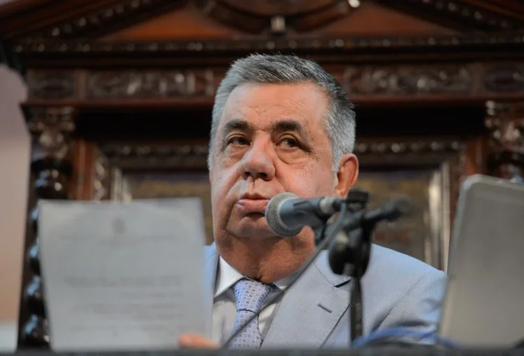 Jorge Picciani (PMDB) na Alerj (Fernando Frazão/Agência Brasil)