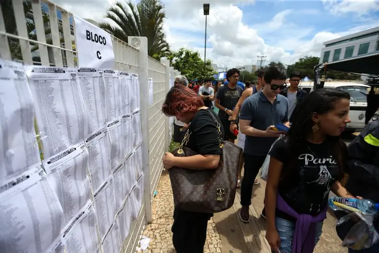 Enem: até as 23h, mais de 6 milhões de candidatos estavam inscritos para a prova do Enem (Marcelo Camargo/Agência Brasil)