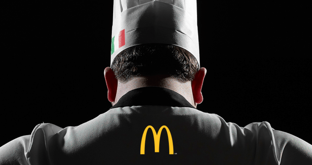 McDonald's fica de luto pela Itália fora da Copa de 2018