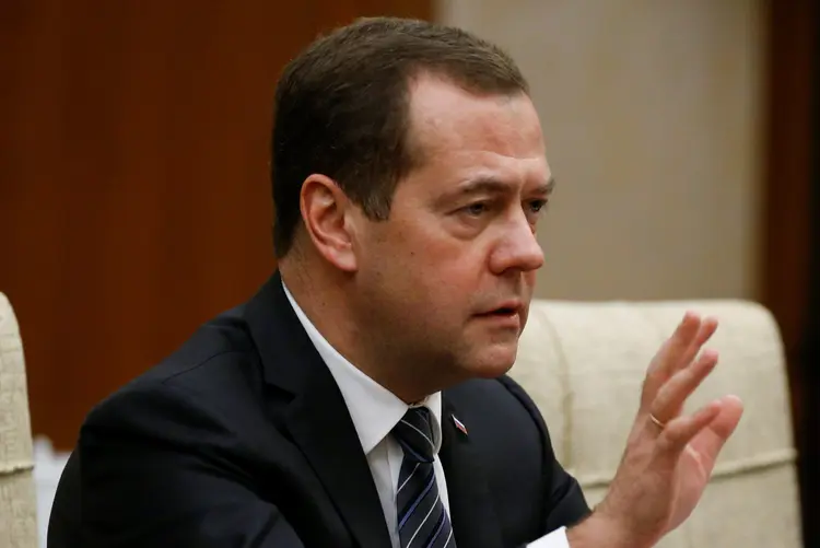 Dmitri Medvedev: premiê afirmou que "sempre há possibilidades" de recompor os vínculos (Thomas Peter/Reuters)