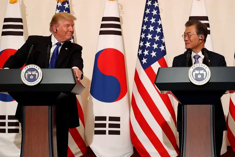 Estados Unidos e Coreia do Sul: Presidente russo criticou os EUA por desperdiçar oportunidades de alcançar um acordo (Jonathan Ernst/Reuters)