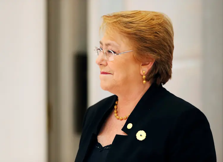 Michelle Bachelet: "Vamos entregar à futura administração uma economia em recuperação", garantiu Bachelet (Jorge Silva/Reuters)