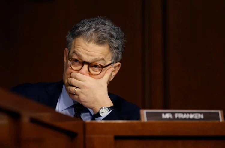 Franken: a apresentadora afirmou que ninguém foi testemunha do incidente (Jonathan Ernst/Reuters)