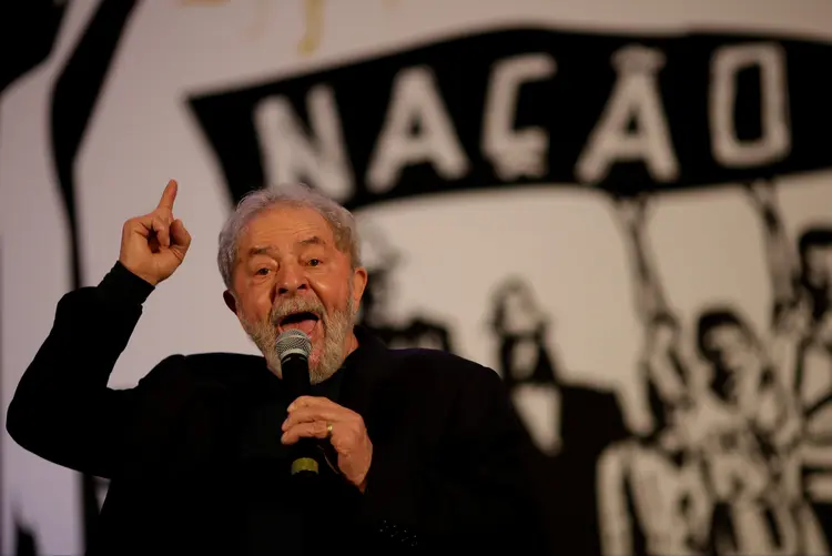 Lula: para 98% dos investidores, o dólar vai disparar se ele for eleito presidente (Ueslei Marcelino/Reuters)