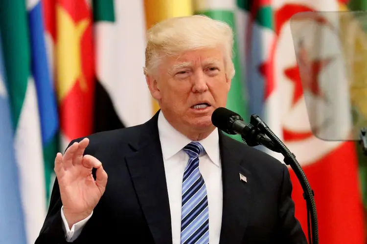 Donald Trump: presidente negou que as medidas correspondam a uma guerra comercial entre as duas maiores potências econômicas do mundo (Jonathan Ernst/Reuters)