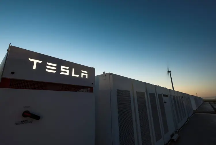 Tesla Powerpacks na Austrália (Tesla/Handout/Reuters)