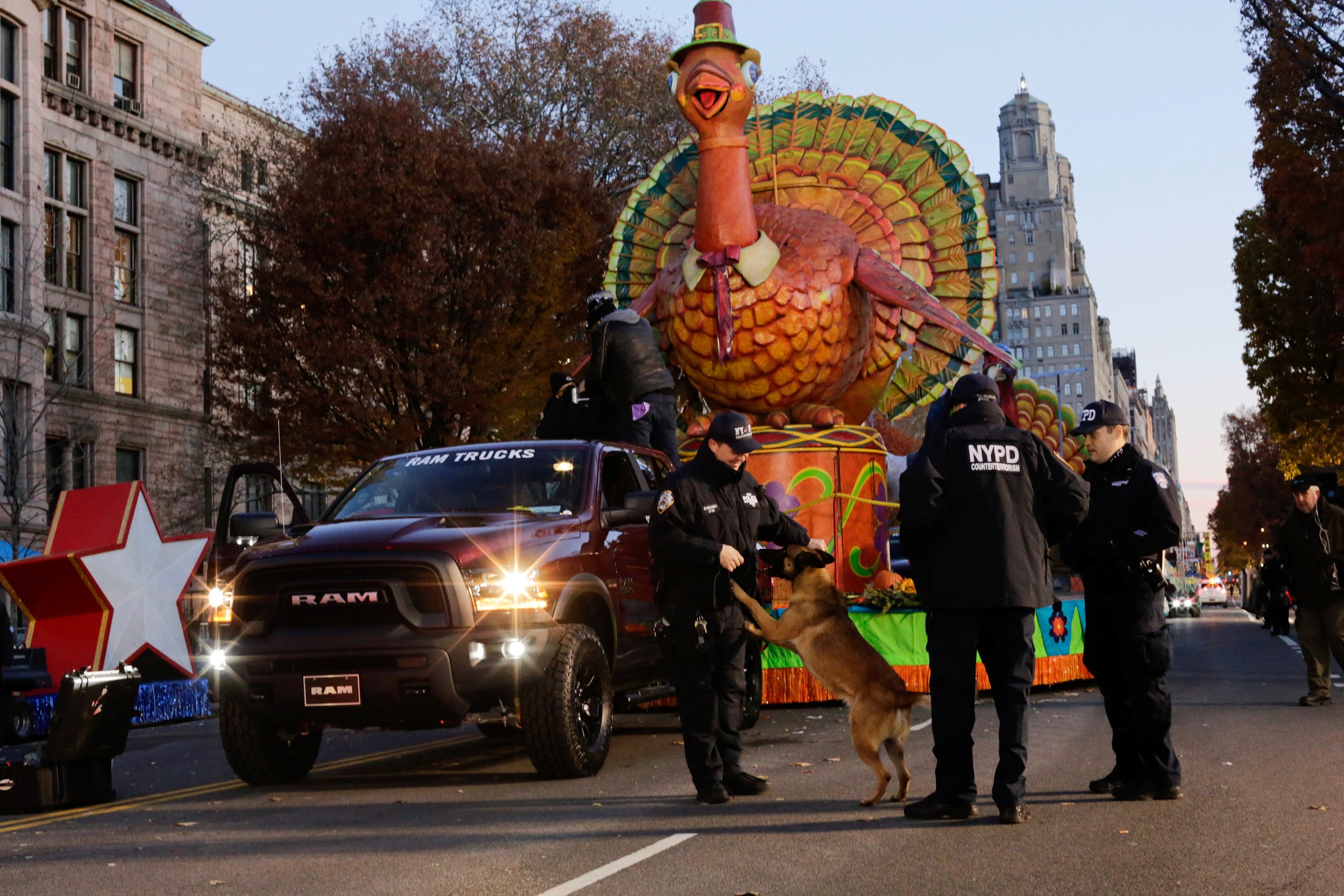 Nova York tem forte segurança em desfile de Ação de Granças