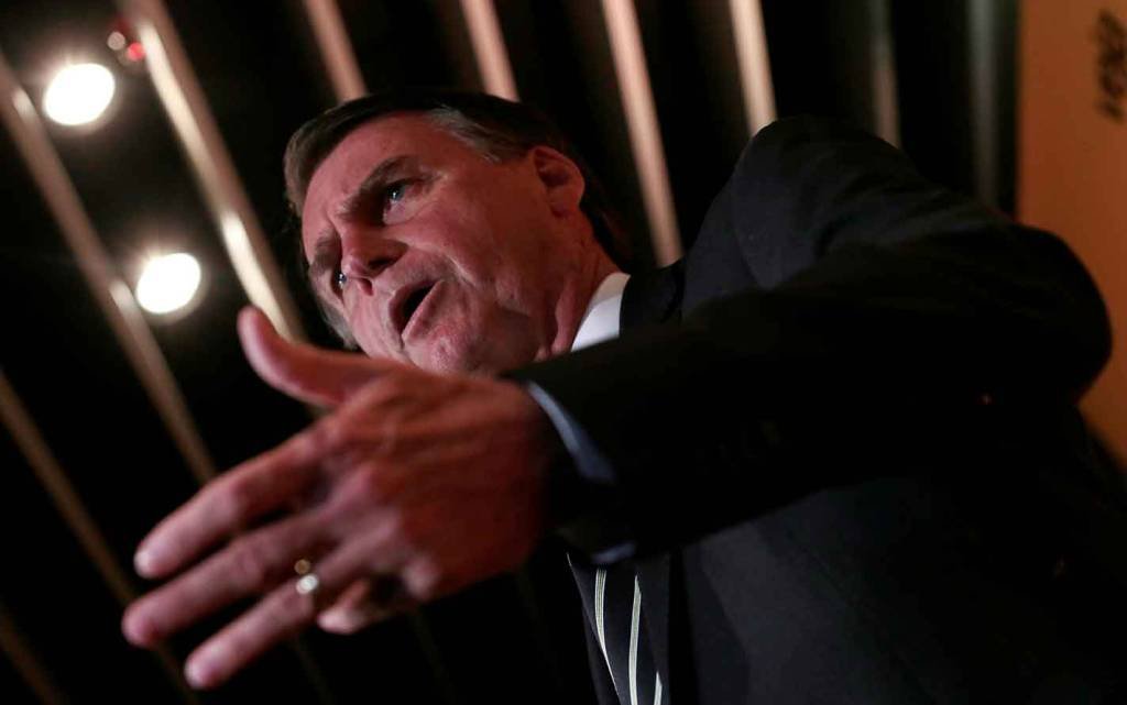 Bolsonaro: partido zero transparente (Leonardo Benassatto/Reuters)