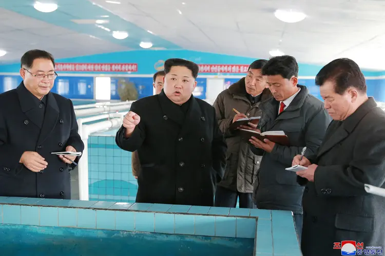Coreia do Norte: "Nós não desejamos uma guerra, mas não devemos nos esconder dela" (KCNA/Reuters)