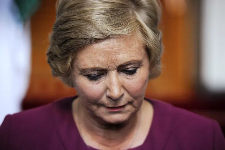 Vice-primeira-ministra da Irlanda, Frances Fitzgerald (Clodagh Kilcoyne/Reuters)