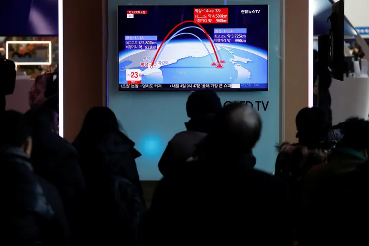 Coreia do Norte: para o país, calma é necessária "para que a situação na península Coreana não se desenvolva segundo o pior cenário" (Kim Hong-Ji/Reuters)