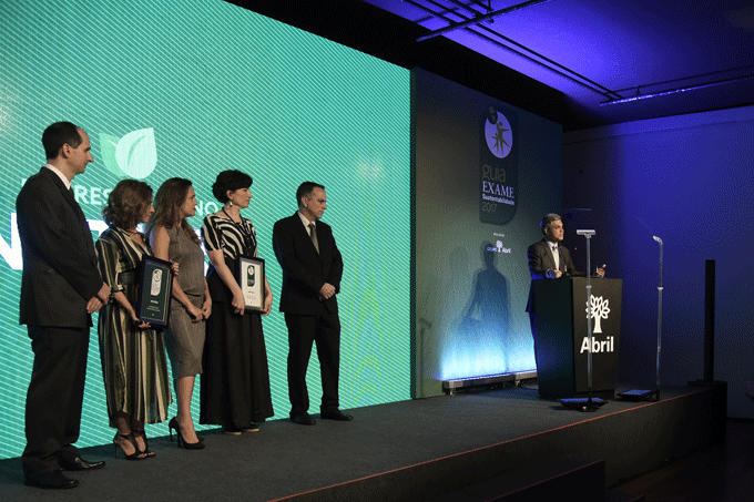 Veja fotos da premiação do Guia EXAME de Sustentabilidade 2017