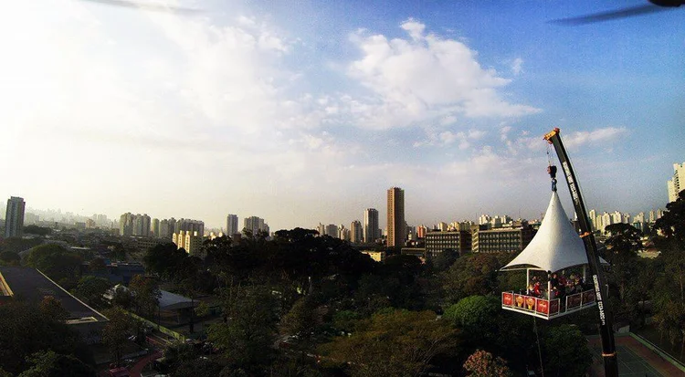 Vista do Bar nas Alturas: ingresso custa R$ 25 (crianças até 3 anos não pagam) (Bar nas Alturas/ Facebook/Divulgação)