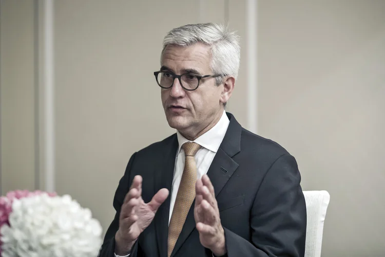 Ulrich Spiesshofer, CEO da ABB
 (Qilai Shen/Bloomberg)