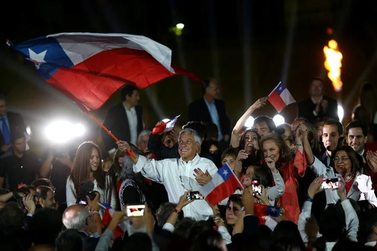 PIÑERA EM CAMPANHA: o ex-presidente é favorito no primeiro e no segundo turnos no Chile  / Ivan Alvarado/ Reuters