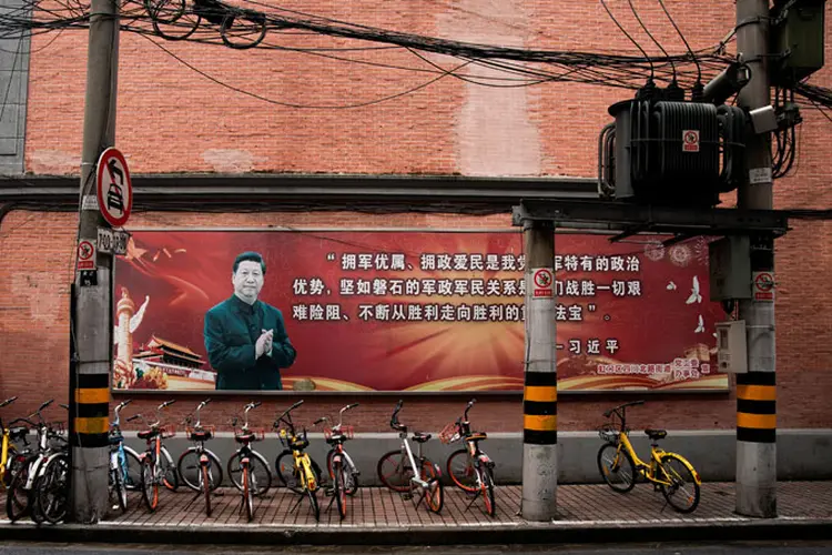 Bikes alugadas na China (Aly Song/Reuters)