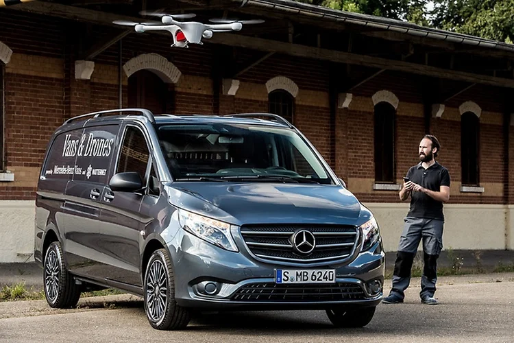 Drones: Mercedes completou 100 entregar pelo ar (Daimler/Divulgação)