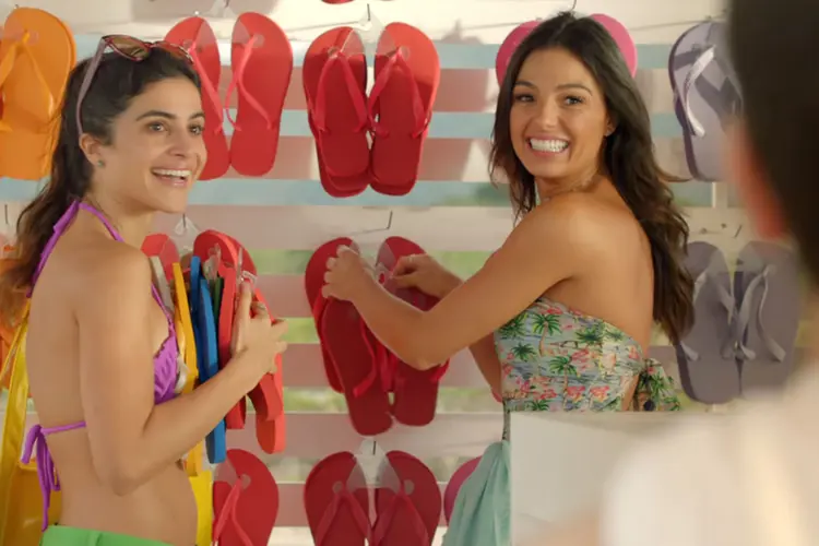 Havaianas: o comercial de estreia foi filmado nas areias de Grumari, no Rio de Janeiro (Havaianas/YouTube/Reprodução)