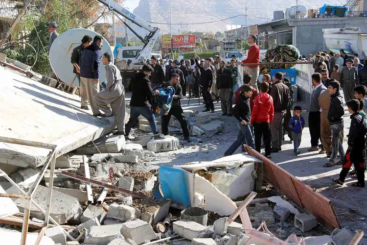 Iraque, dia 12/11: o tremor ocorre uma semana depois de um forte terremoto na mesma região ter deixado mais de 430 mortos (Ako Rasheed/Reuters)