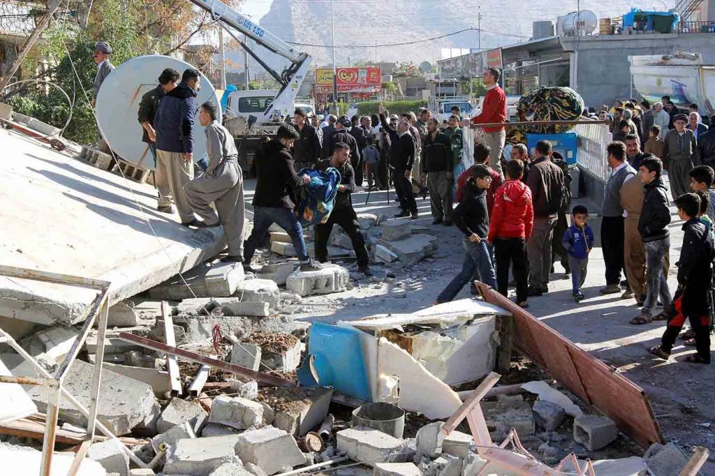 Terremoto sacode região da fronteira entre Iraque e Irã