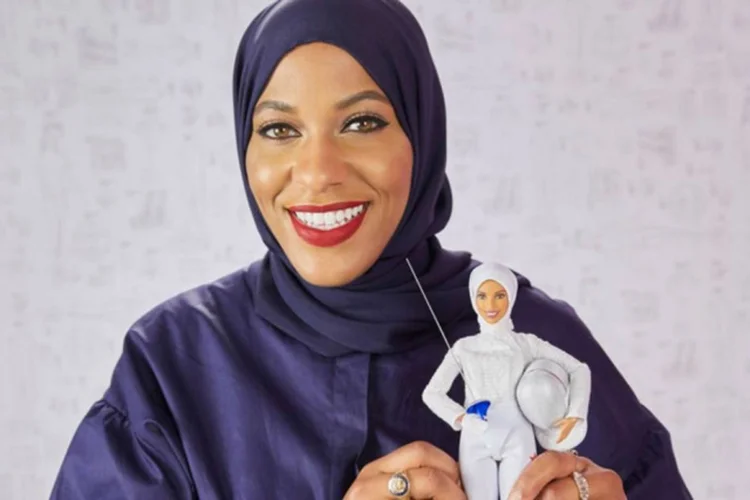 Barbie: "Barbie está celebrando Ibtihaj não apenas por suas conquistas, mas por apoiar o que ela representa" (Mattel/Divulgação)