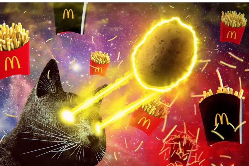 O gerente ficou louco no filme do McDonald's para a Black Fryday
