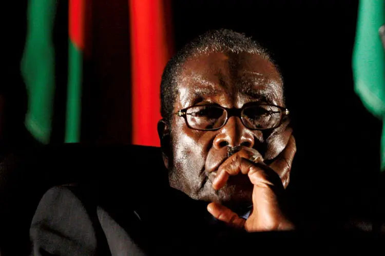Presidente do Zimbábue, Robert Mugabe, durante evento em Harare (Mike Hutchings/Reuters)