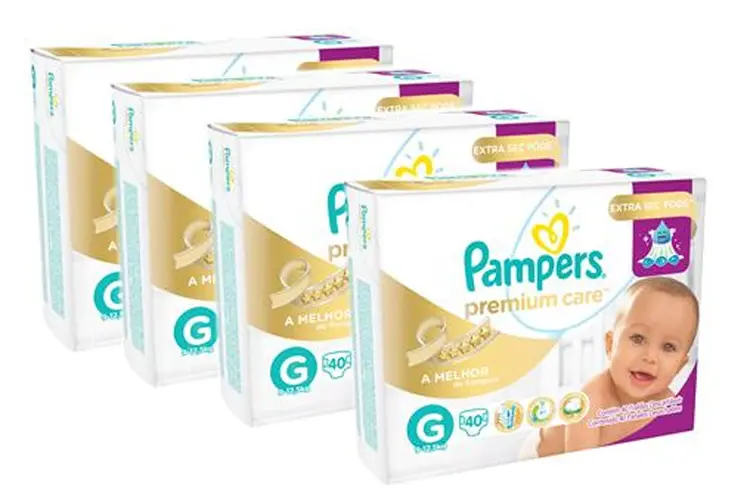 Pacotes de fraldas Pampers (Pampers/Divulgação)