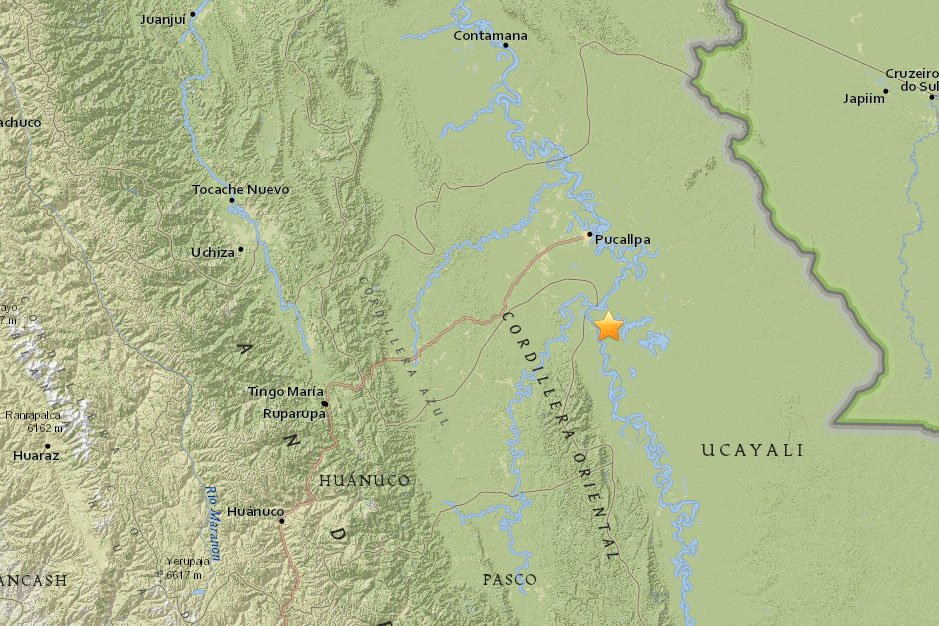 Peru registra três sismos, sendo um de magnitude 5