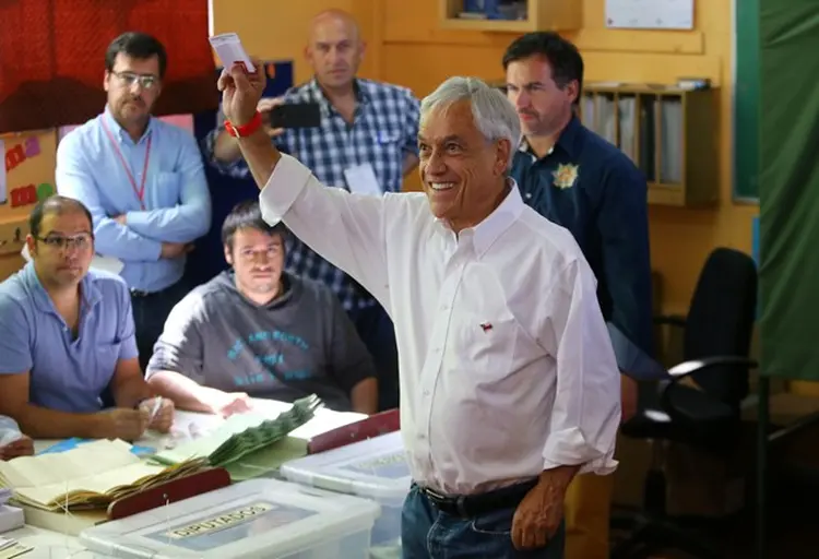 Ex-presidente Sebastián Piñera teve uma votação bem menor que a esperada: em torno de 37%