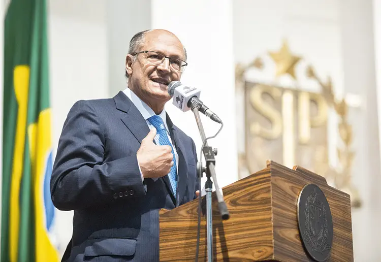 Alckmin: "A escolha do João Doria para candidato a prefeito foi através da prévia. De governador, deve ser a mesma coisa" (Alexandre Carvalho/A2img //Reprodução)