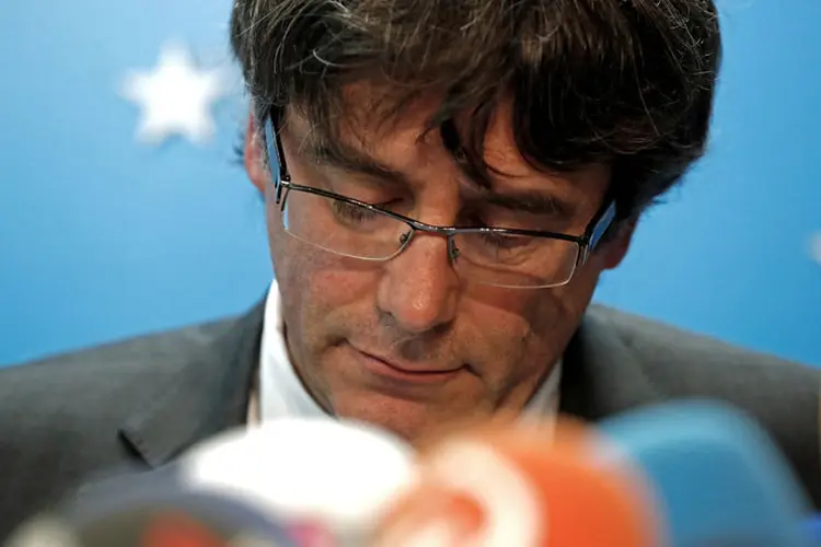 Carles Puigdemont: o governo espanhol disse que pretende enviar Puigdemont à prisão de Estremera (Yves Herman/Reuters)