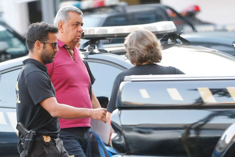 Rio de Janeiro - Os deputados estaduais Jorge Picciani (na foto), Paulo Melo e Edson Albertassi, todos do PMDB, se entregam à Polícia Federal (PF) após terem prisão decretada em 16/11/2017 (Fernando Frazão/Agência Brasil) (Fernando Frazão/Agência Brasil/Agência Brasil)