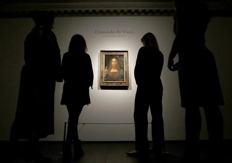 SALVATOR MUNDI, DE DA VINCI: a obra foi leiloada por 1,5 bilhão de reais, tornando-se a mais cara da história  / Peter Nicholls/ Reuters (Peter Nicholls/Reuters)