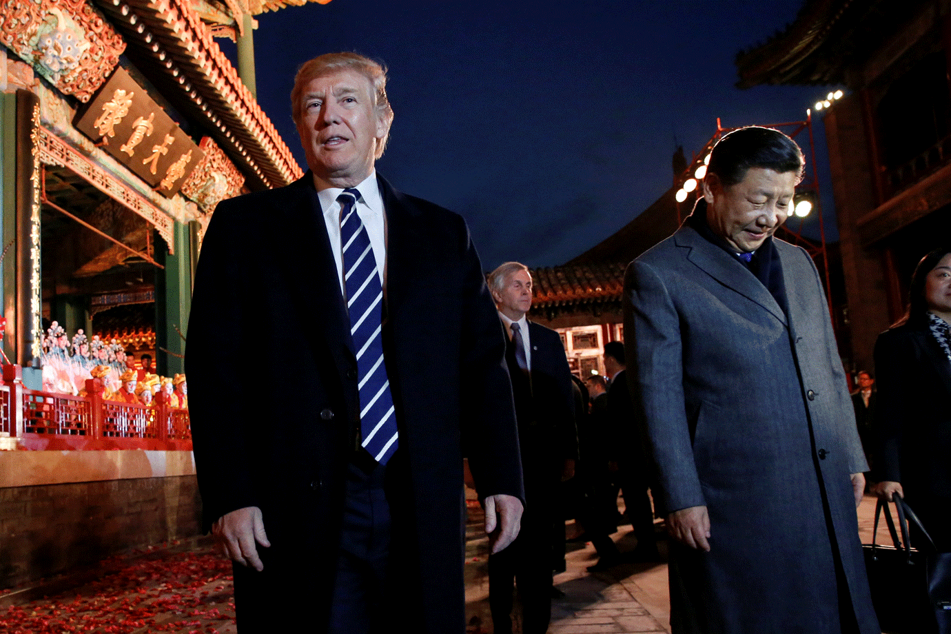 Ópera, chá e netos aproximam Trump e Xi Jinping