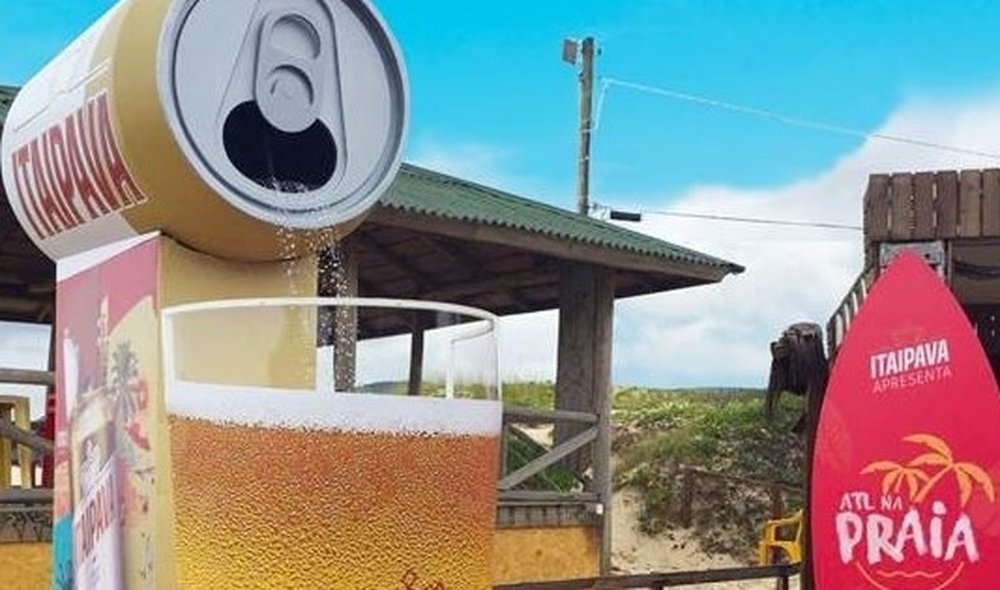 Itaipava cria "chuveirão" de cerveja para o verão