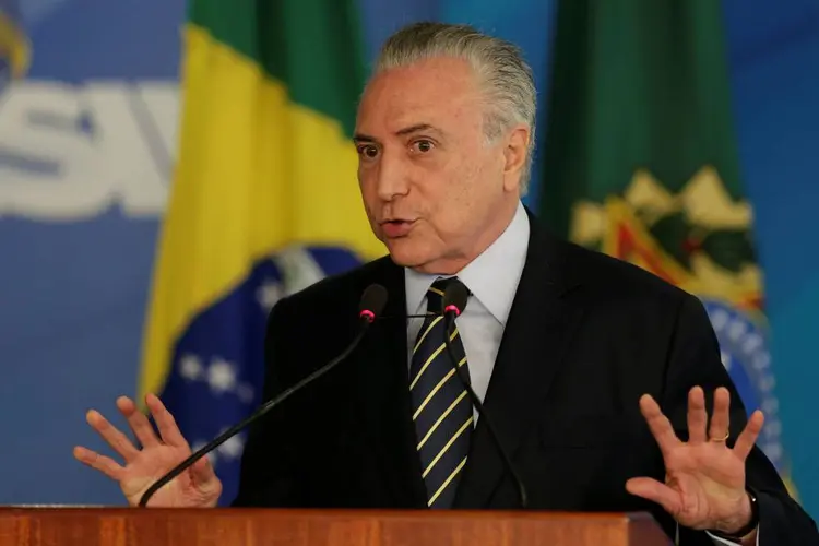 Michel Temer: o rating do Brasil é Ba2, com perspectiva negativa (Ueslei Marcelino/Reuters)