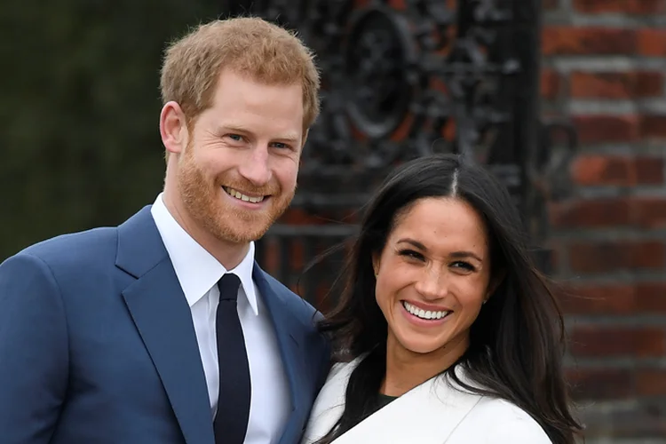 Harry e Megan: casal anunciou que dividiria o tempo entre o Reino Unido e a América do Norte (Toby Melville/Reuters)